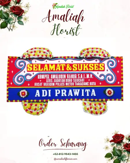 Papan Bunga Ucapan Selamat Koto Lolo